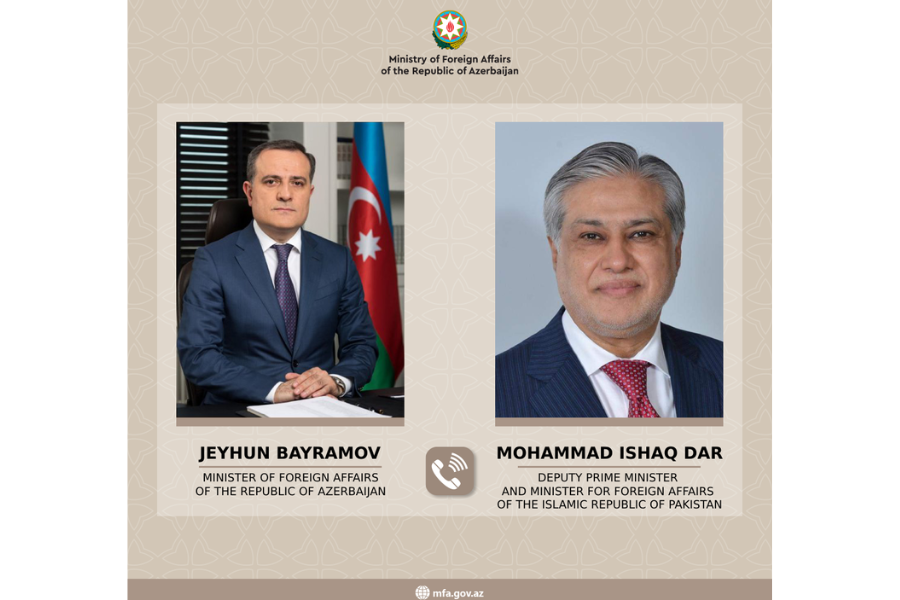 Azərbaycan və Pakistan XİN rəhbərləri Yaxın Şərqdə artan hərbi eskalasiyanı müzakirə ediblər