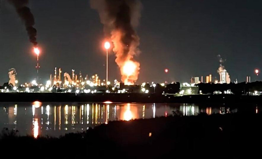 Neft zavodunda dəhşətli