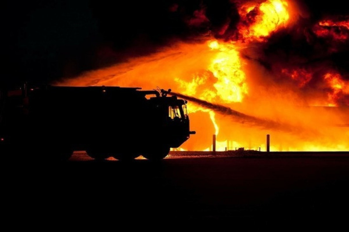Ukrayna ordusu Rusiyada neft bazasını vurub