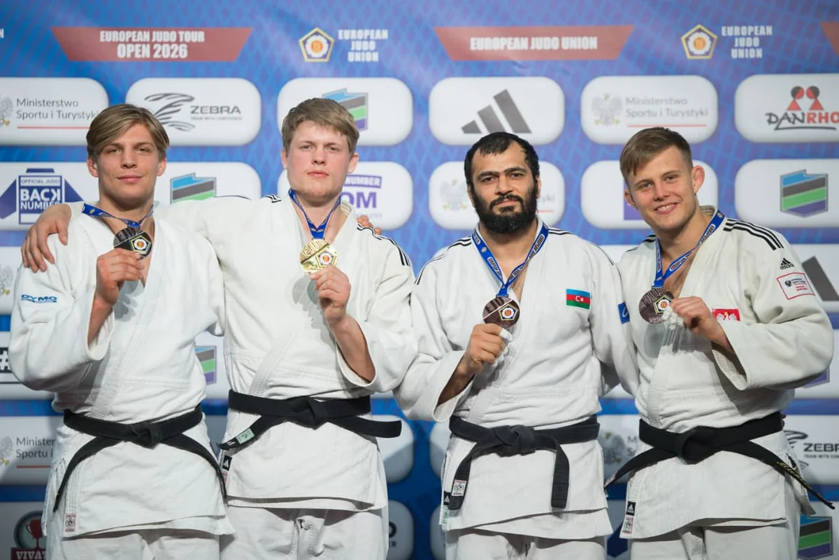 Azərbaycanın daha iki cüdoçusu fəxri kürsüdə yer alıb