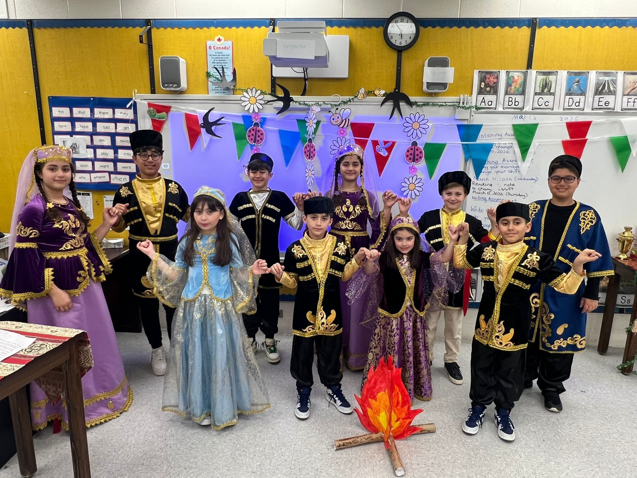 Hamilton şəhərindəki Azərbaycan dili məktəbində Novruz şənliyi keçirilib