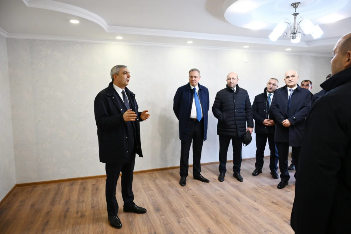 Əlaqələndirmə Qərargahının üzvləri Quzeyxırman kəndində aparılan təmir-bərpa işləri ilə tanış olublar