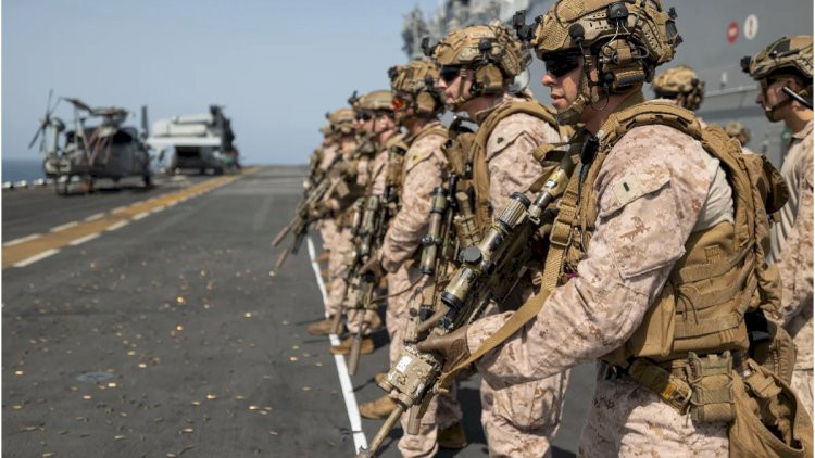 ABŞ dəniz piyadaları Yaxın Şərqə göndərildi