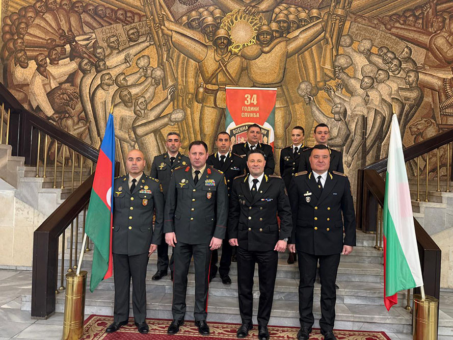 Azərbaycan və Bolqarıstanın hərbi polislərinin əməkdaşlığı müzakirə olunub