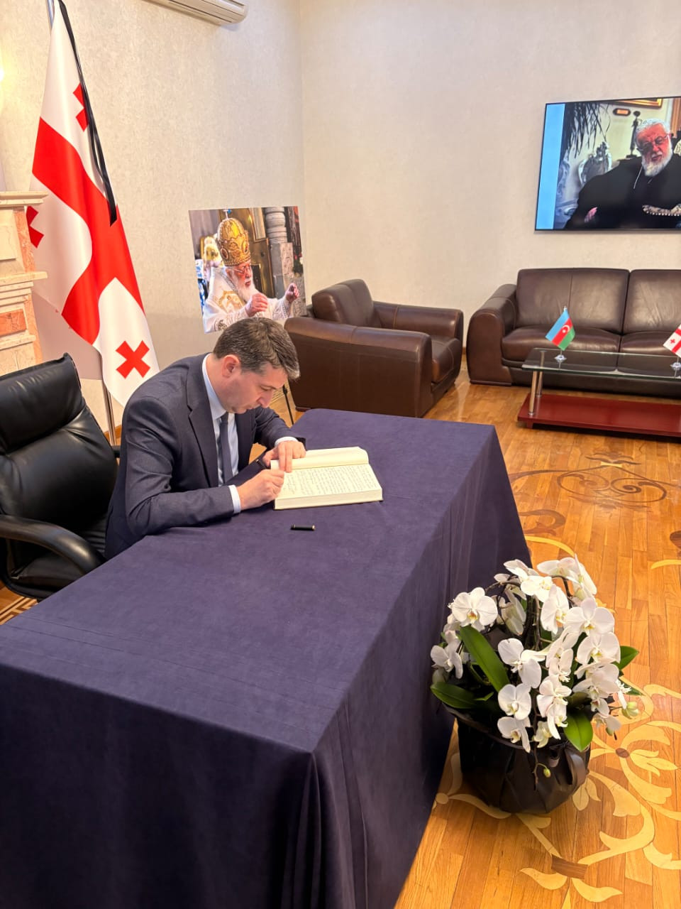 II İlyanın vəfatı ilə bağlı başsağlığı verildi