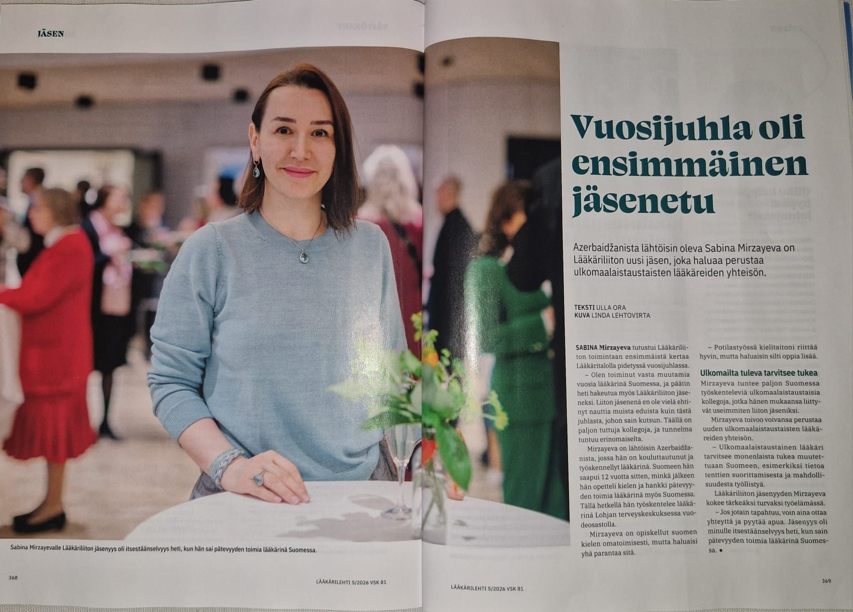 Soydaşımız Finlandiya Həkimlər Birliyinə üzv seçilib