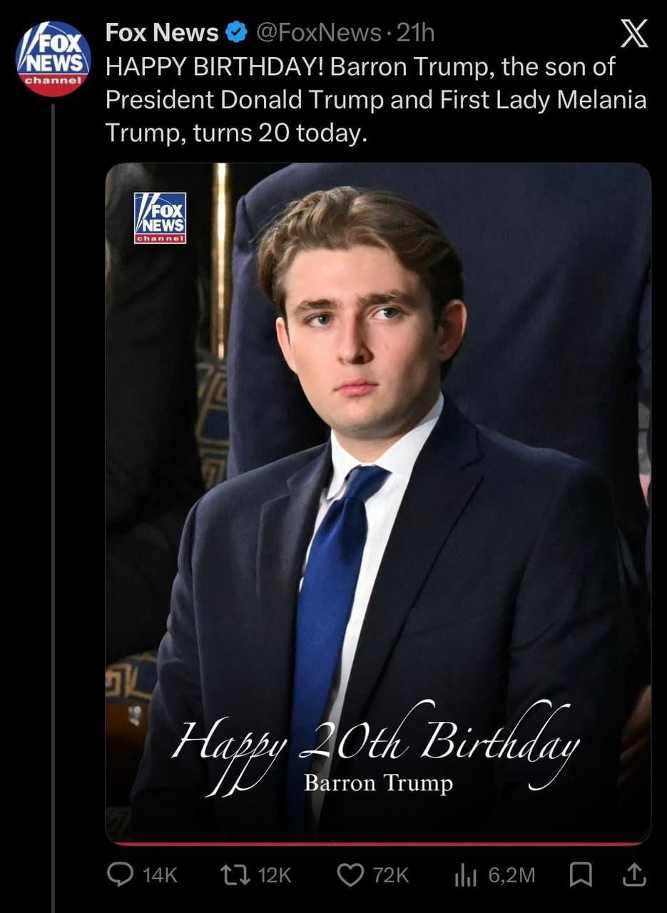 "Fox News"-un təbriki ABŞ-də qalmaqal yaratdı