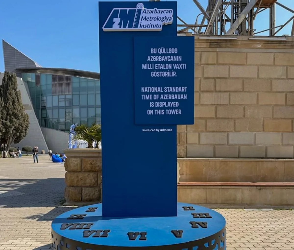 Bakının mərkəzində Milli Etalon Vaxtının göstərilməsinə başlanılıb