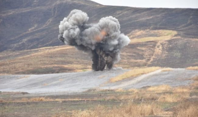 Ağdamda mina partlayıb, xəsarət alan var