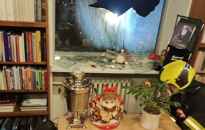 Praqada “Rus evi”nə hücum: Rusiya Çexiyaya etiraz notası verdi