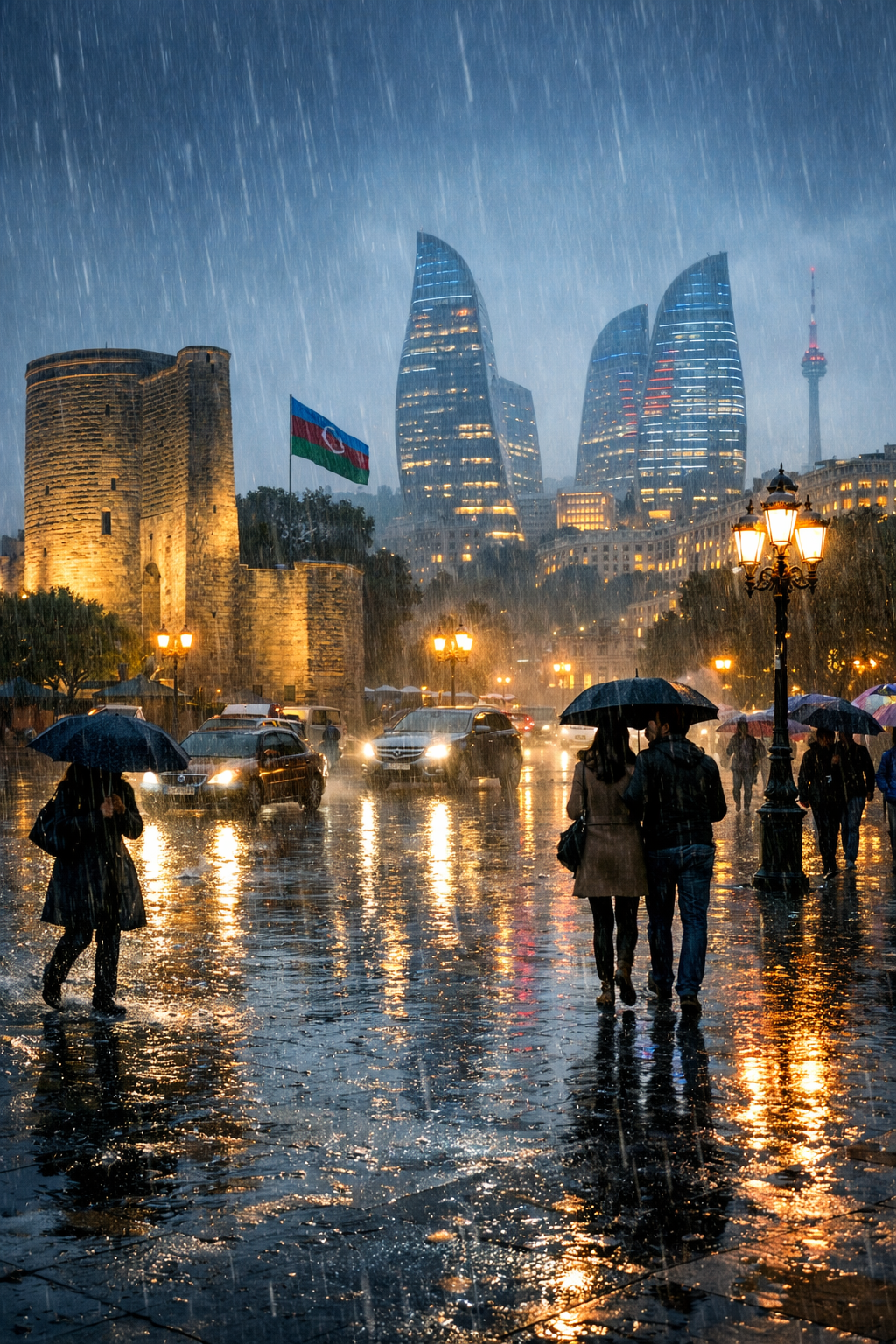 Bakı bir yağışlıq şəhərdir?