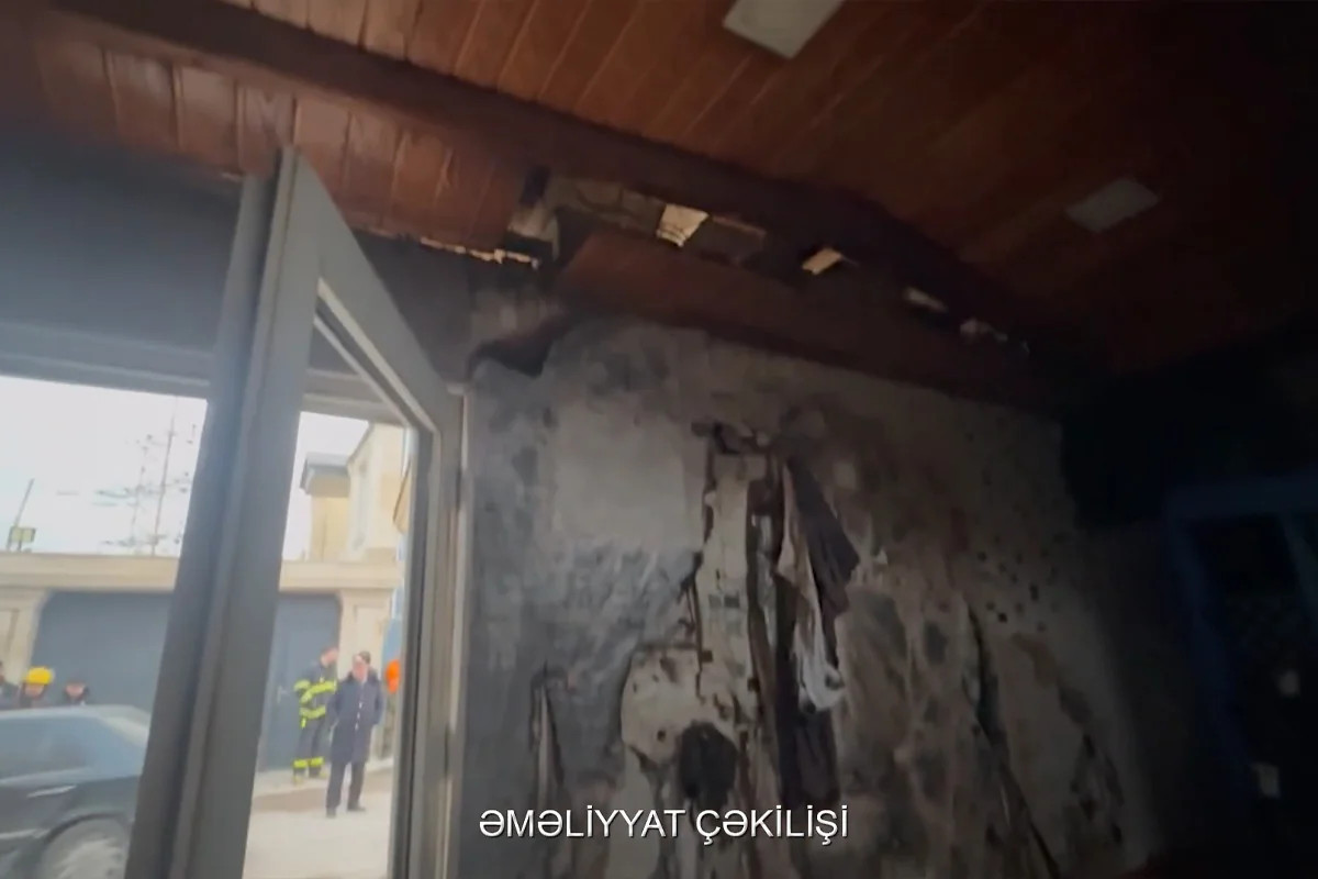 Binəqədidə obyektdə partlayış baş verib, xəsarət alan var