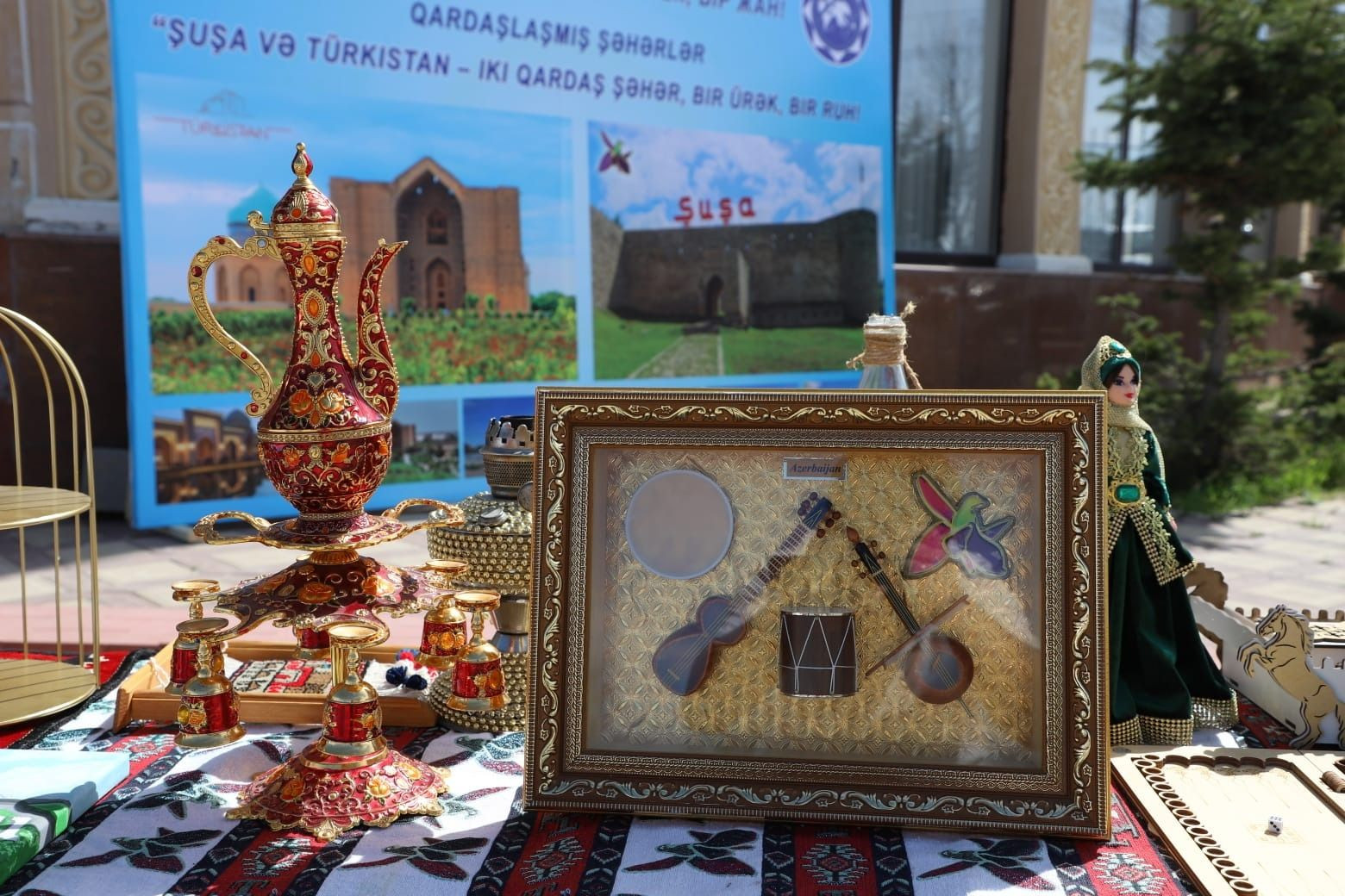 Türküstanda “Qardaşlaşmış şəhərlər Türküstan və Şuşa” adlı tədbir keçirilib