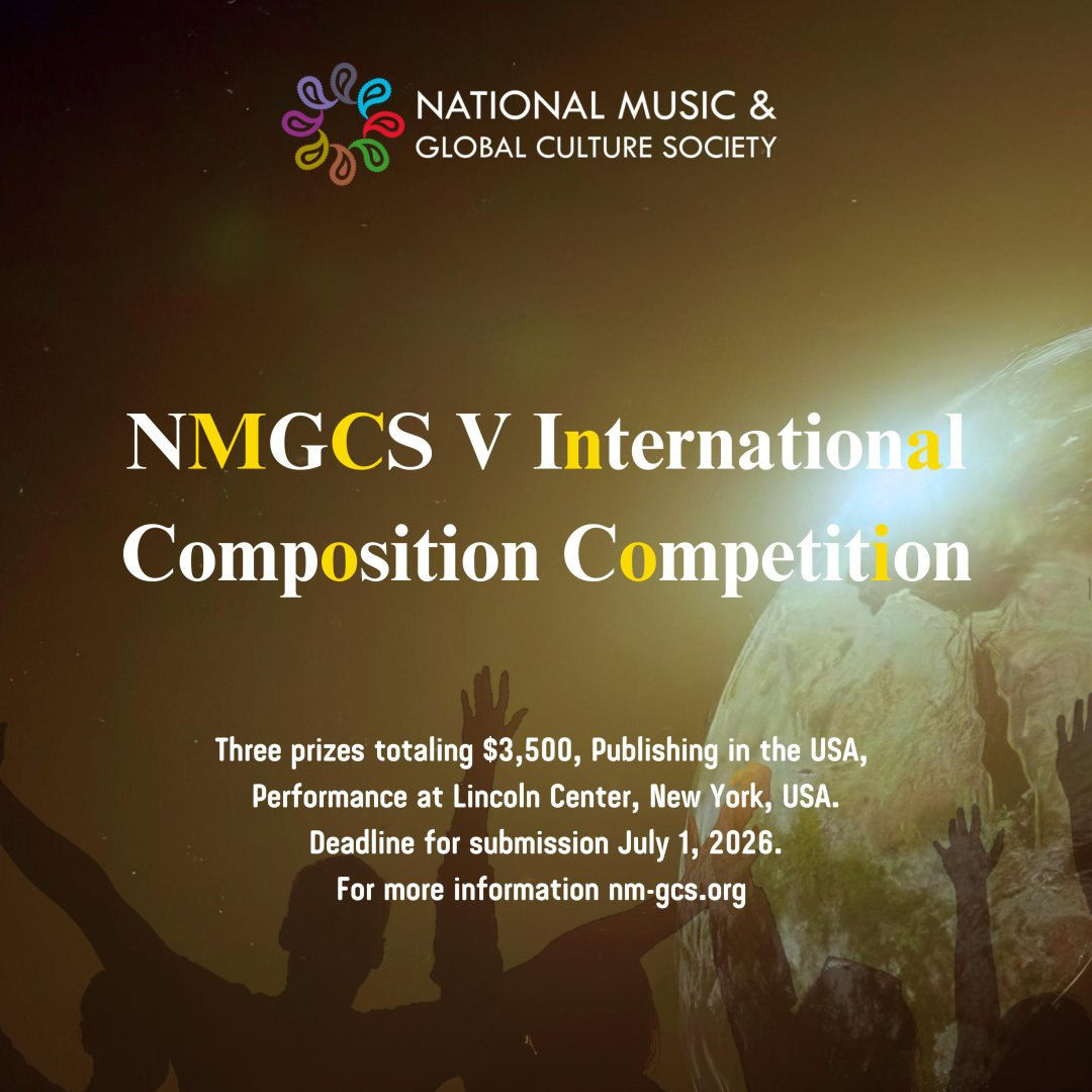 Milli Musiqi və Qlobal Mədəniyyət cəmiyyəti V Beynəlxalq Bəstəkarlıq Müsabiqəsi keçirir