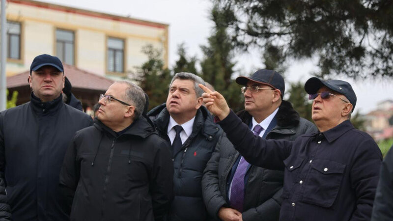 Kəmaləddin Heydərov sürüşmə sahəsinə gedib