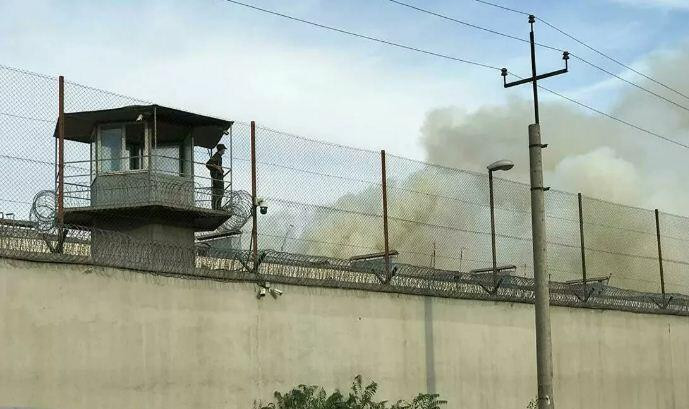 Cəzaçəkmə müəssisəsində yanğın baş verib