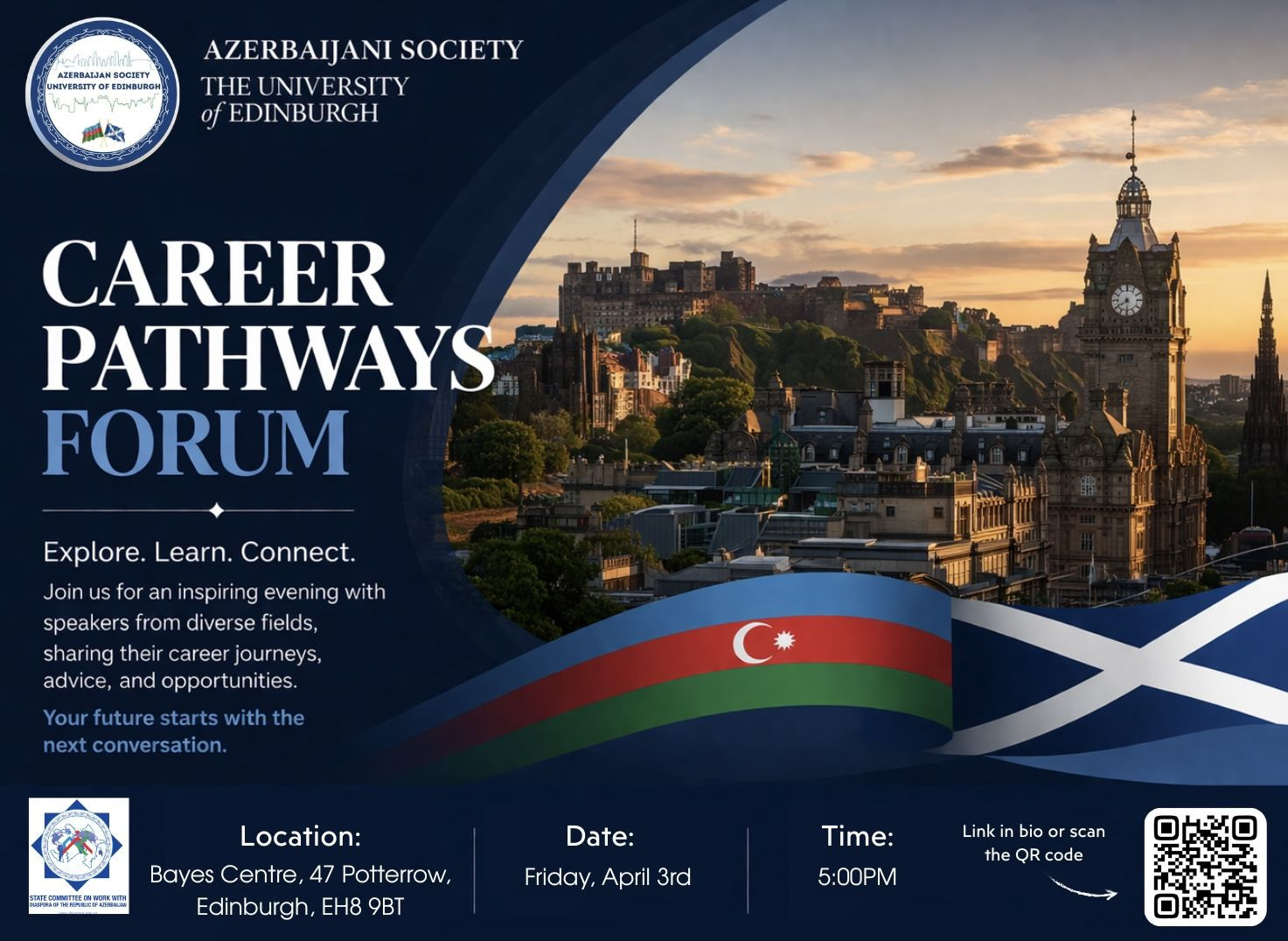 Edinburq Universitetində “Karyera yolları” forumu keçirilib