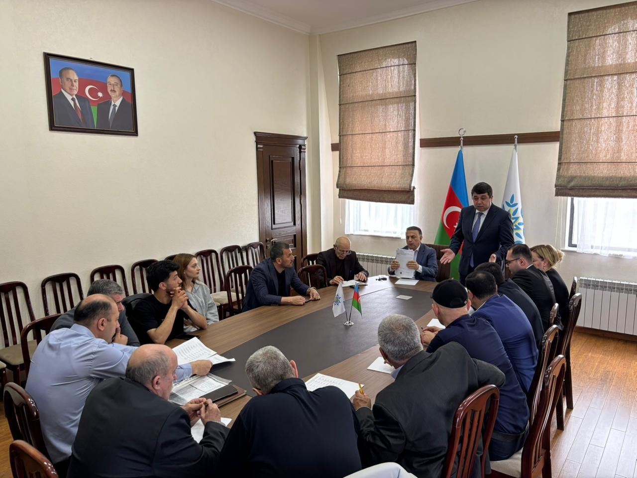 Ümummilli Lider Heydər Əliyevin anadan olmasının 103-cü ildönümünə həsr olunmuş silsilə idman yarışlarının keçirilməsi ilə bağlı püşk atma iclası baş tutub