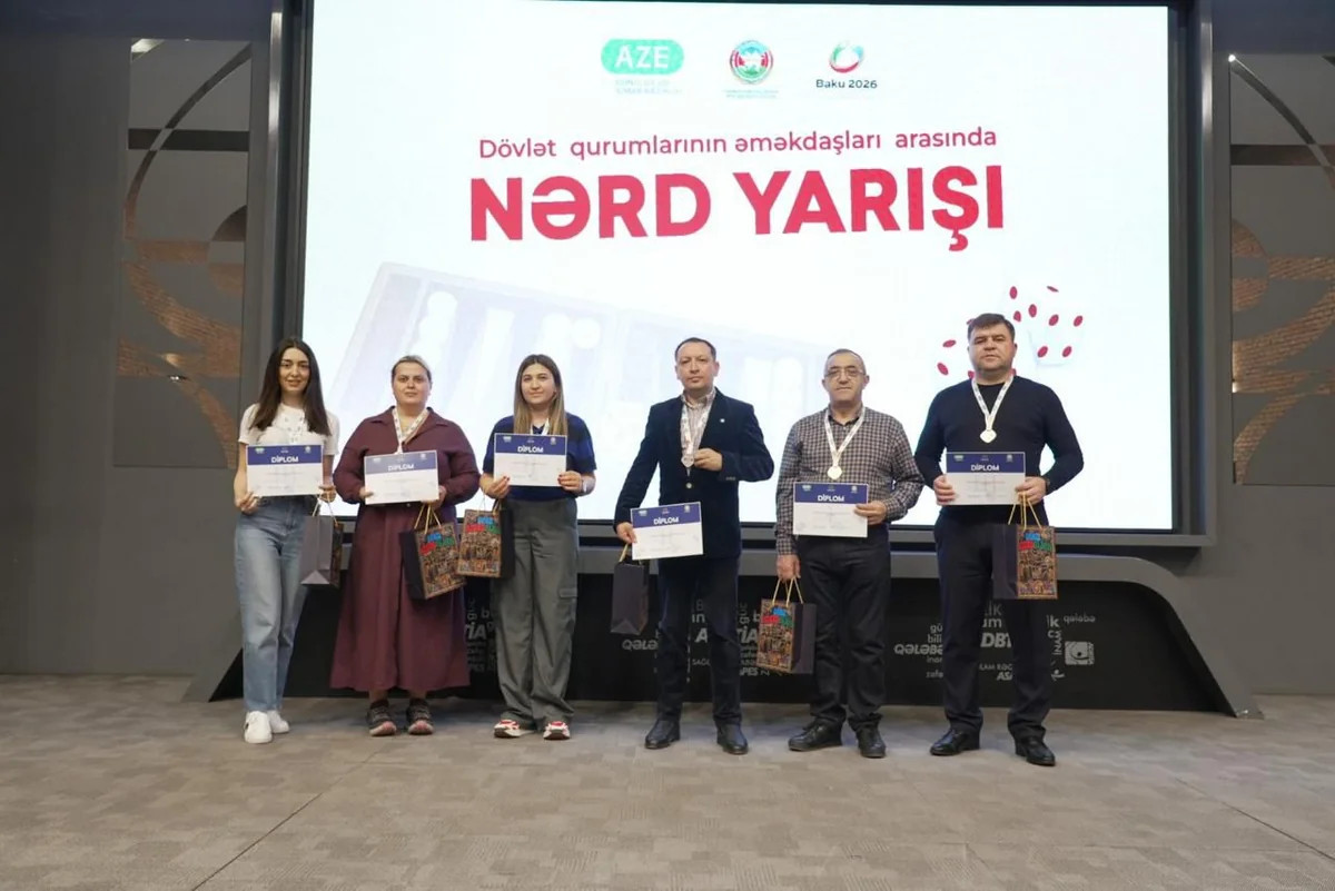 Dövlət qurumlarının əməkdaşları arasında nərd yarışı keçirilib