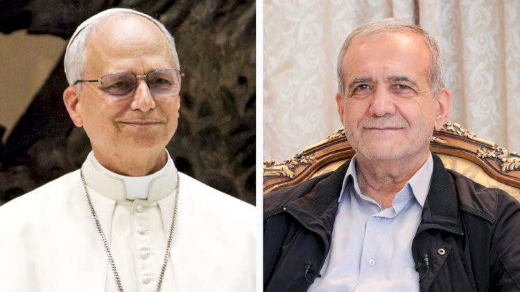 Pezeşkian Roma Papası XIV Leoya cansağlığı arzulayıb