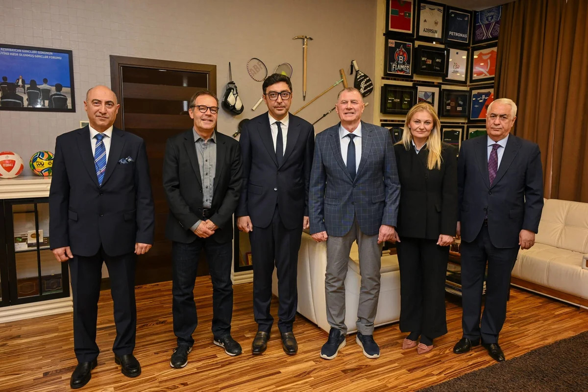 Fərid Qayıbov Avropa Atletika Assosiasiyasının prezidenti ilə birgə layihələri müzakirə edib