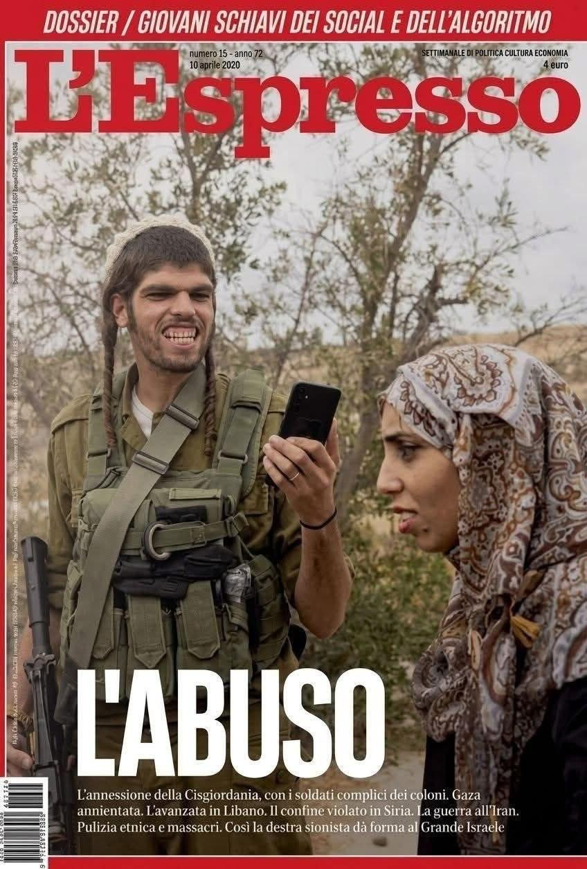 İtalyan jurnalından mübahisəli üz qabığı