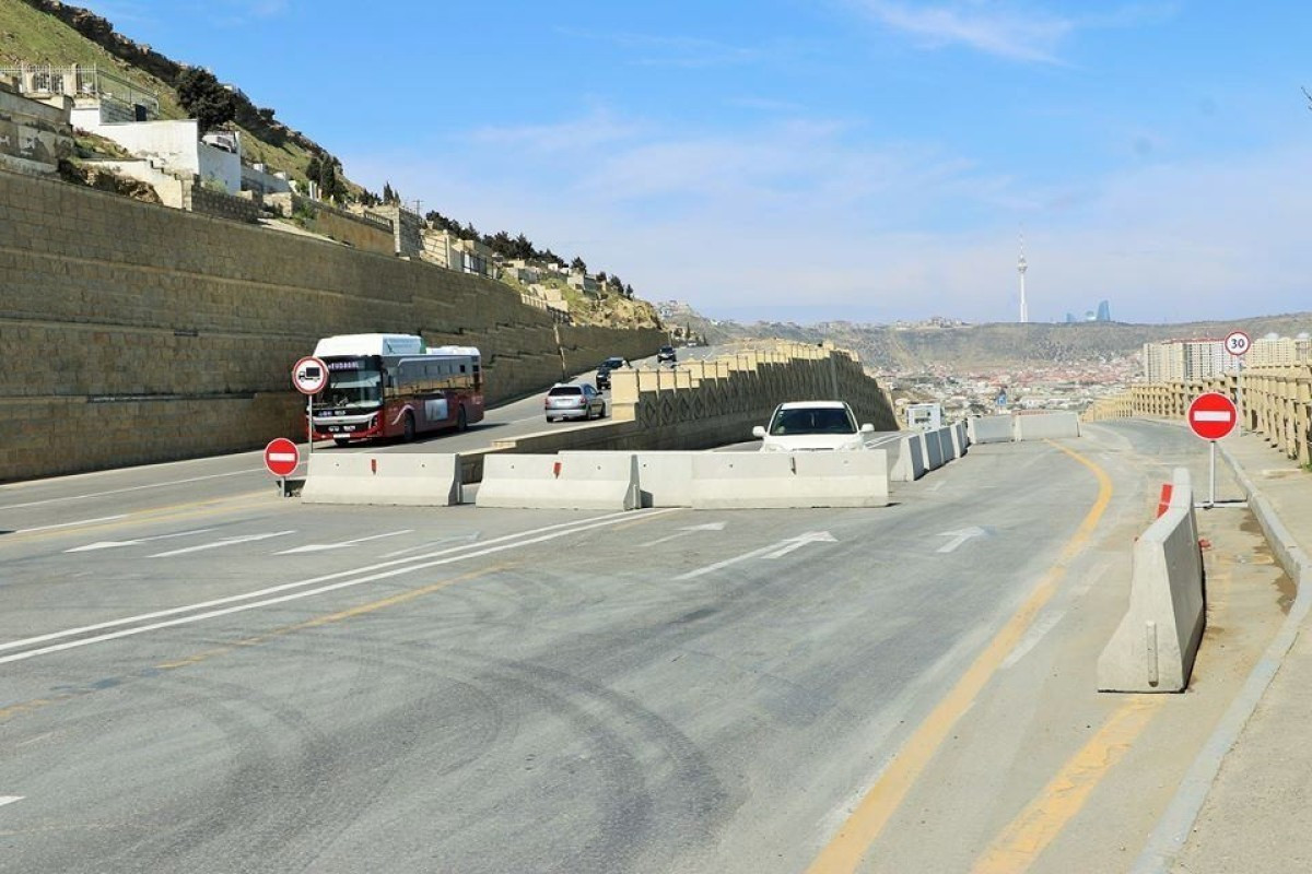 Bibiheybət yolunda təmir-bərpa işləri yekunlaşıb