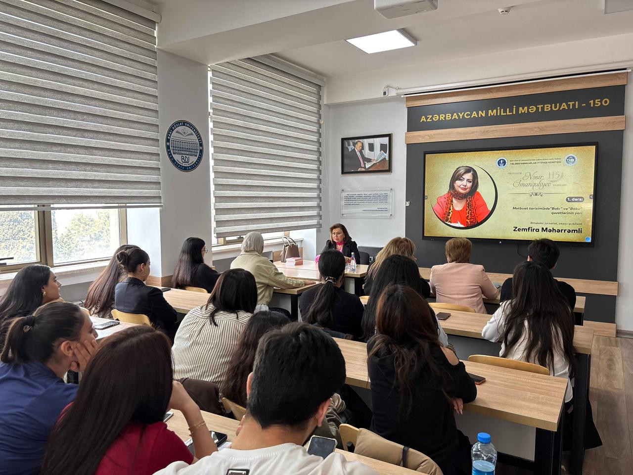 BDU-da “Professor Nəsir İmanquliyev dərsləri”nin ilk görüşü keçirilib