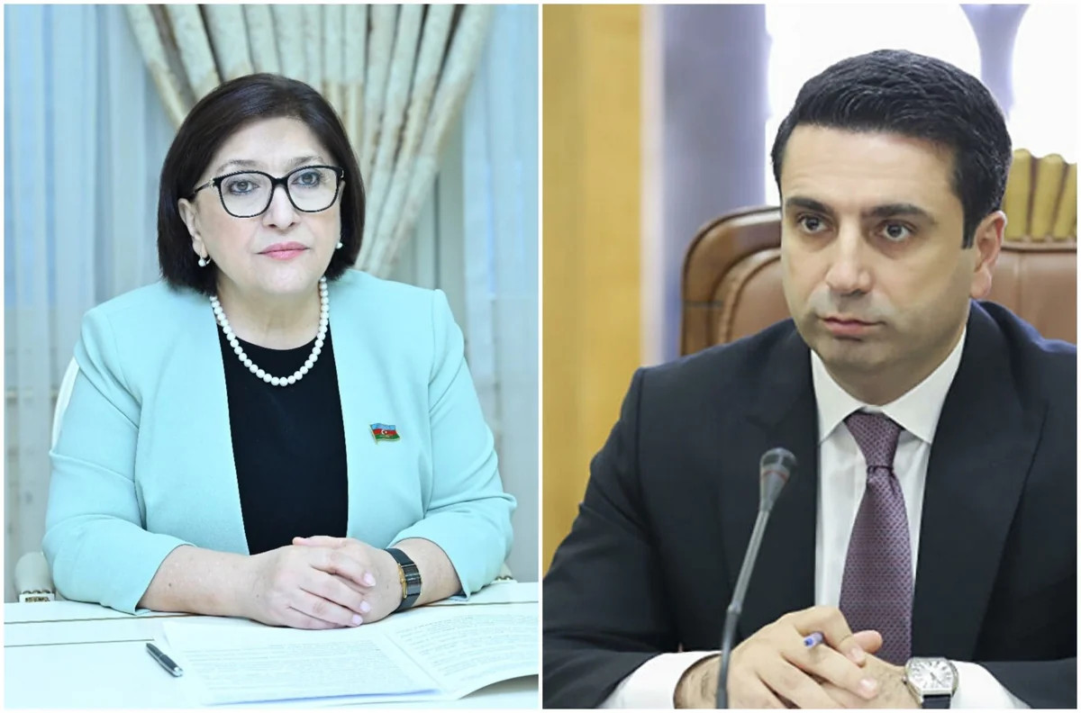 Ermənistan və Azərbaycan parlament sədrləri təmasların davamı barədə razılaşıblar  -