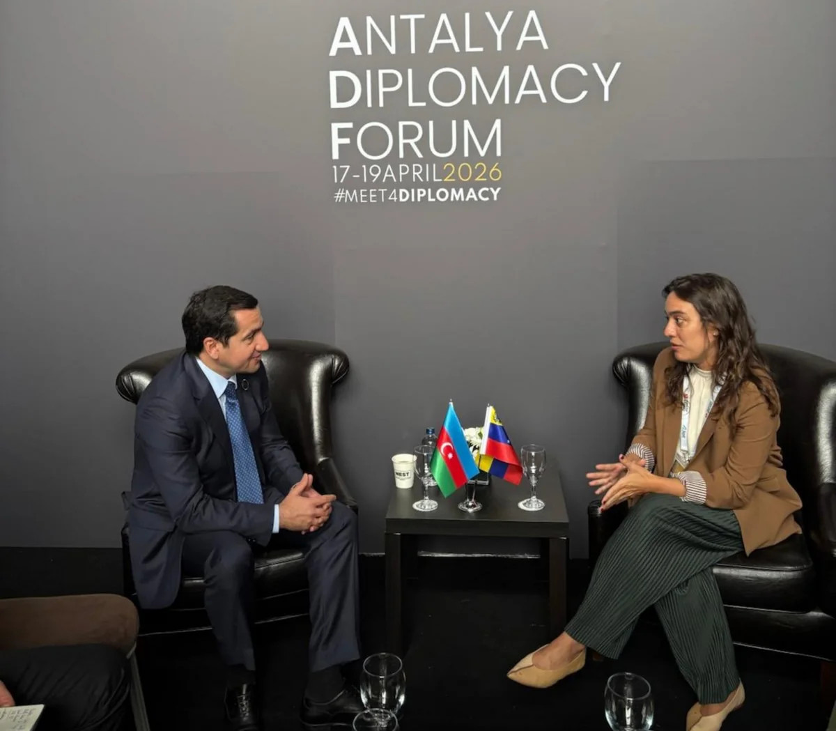 Hikmət Hacıyev Venesuela rəsmisi ilə görüşdü