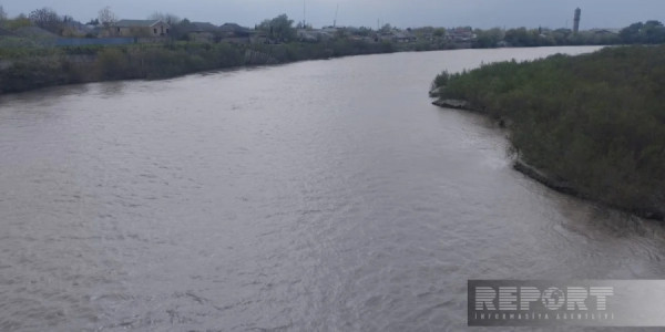 Kür çayının Samux rayonundan keçən hissəsində suyun səviyyəsi qalxıb