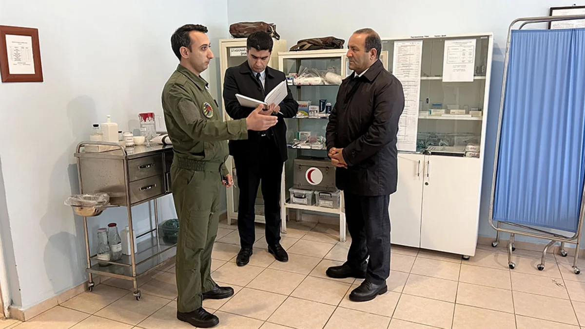 Ombudsman Aparatının nümayəndələri HHQ-nin hərbi hissəsində olublar