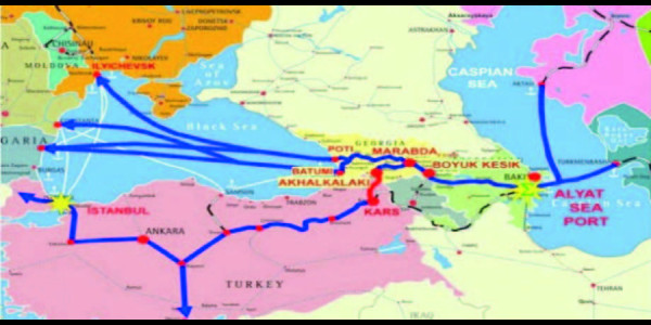 Azərbaycan Orta Dəhliz layihəsinin mərkəzində dayanır