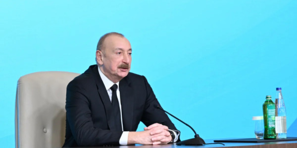 İlham Əliyevin sosial şəbəkə hesabında Edqars Rinkeviçslə görüşü ilə bağlı paylaşım edilib