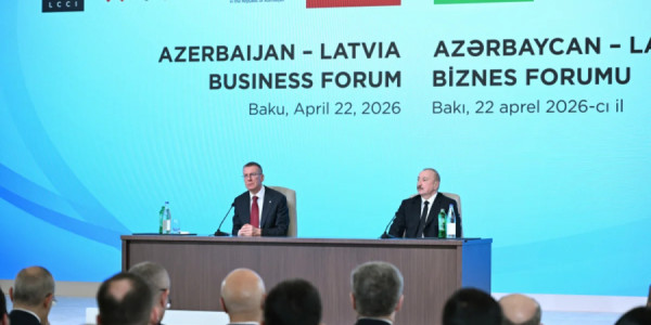 Latviya Prezidenti: Ağ Şəhər mənə çox böyük təəssürat bağışladı