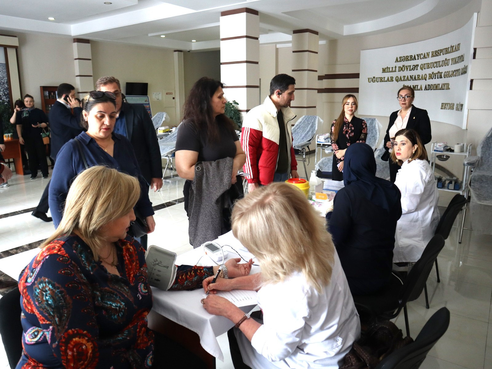 Yasamal rayonunda “Talassemiyasız həyat naminə” devizi ilə qanvermə aksiyası keçirilib