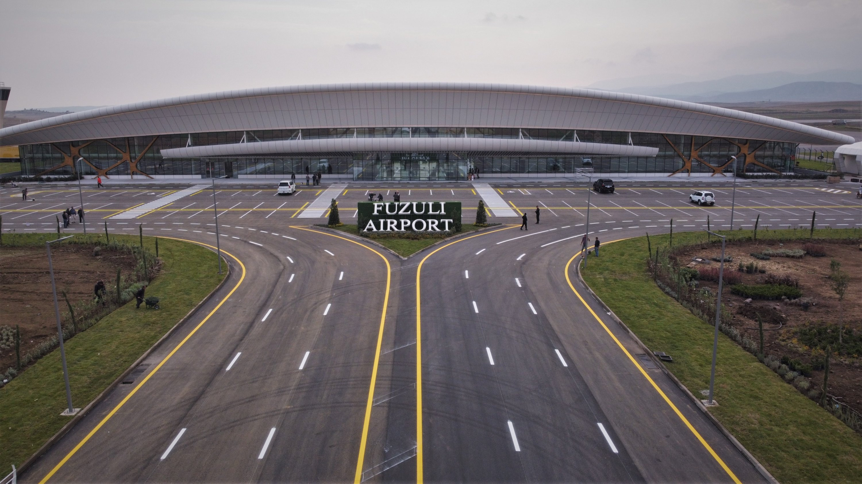 Füzulidəki bərpa işləri ilə bağlı təqdimat olub