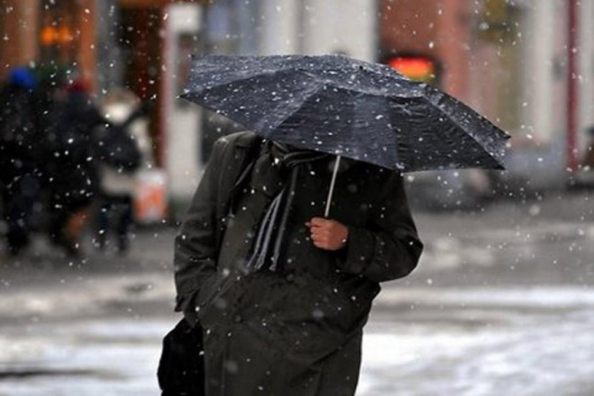 Bu ərazilərə sulu qar yağıb