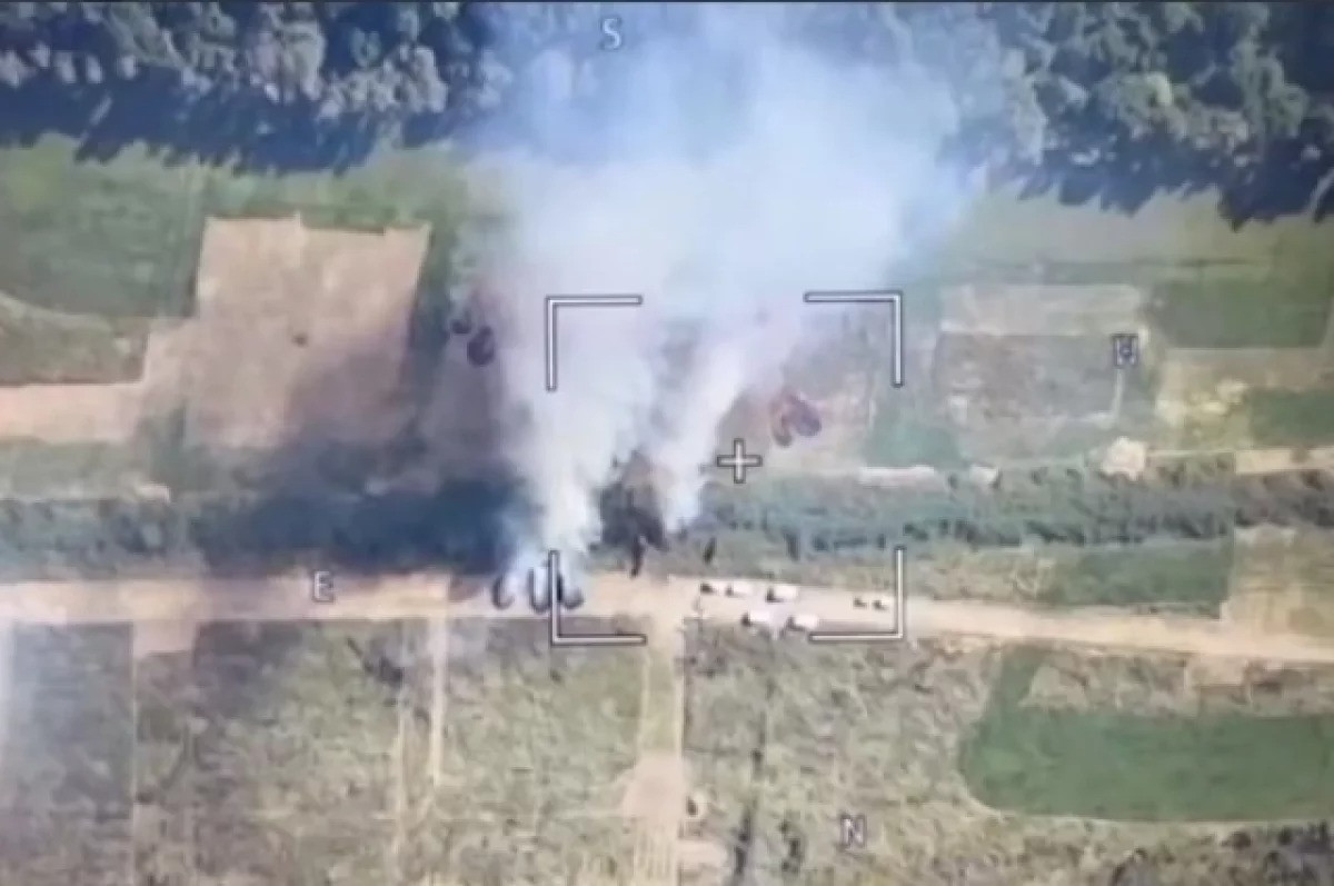 Ukrayna Rusiyanın komanda məntəqəsinə PUA hücumu edib -