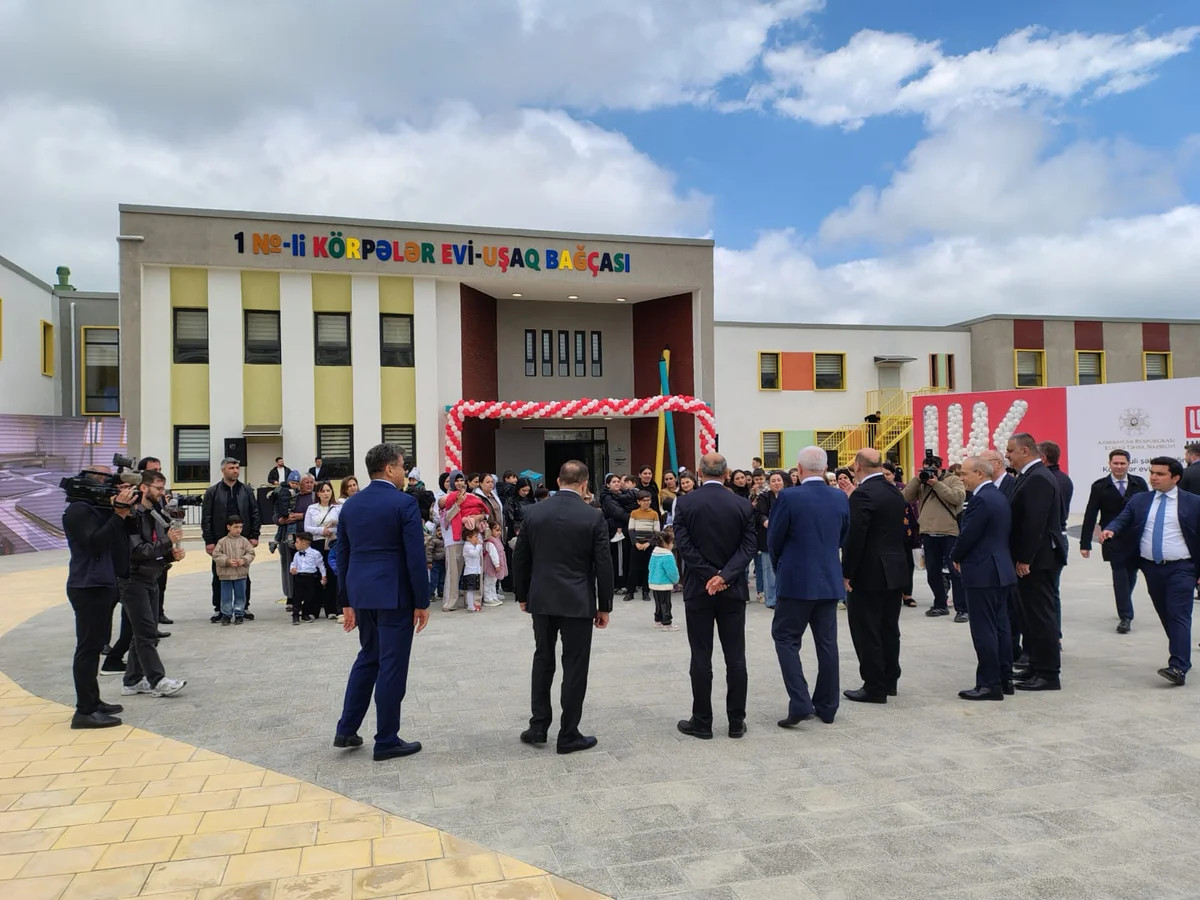 Füzulidə uşaq bağçasının açılışı olub