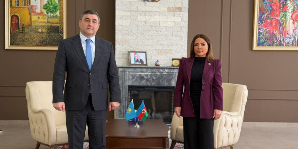 QHT Agentliyinin təmsilçiləri Qazaxıstandakı Səfirliyimizdə olub