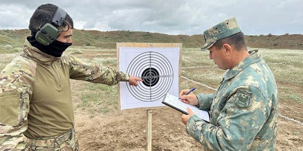 Azərbaycan Ordusunda keçirilən atıcılıq üzrə birincilik başa çatıb