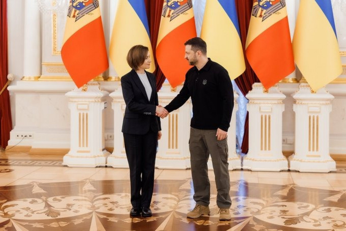 Moldova və Ukrayna liderləri görüşüb