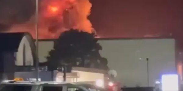 ABŞ hava bazasında yanğın baş verib