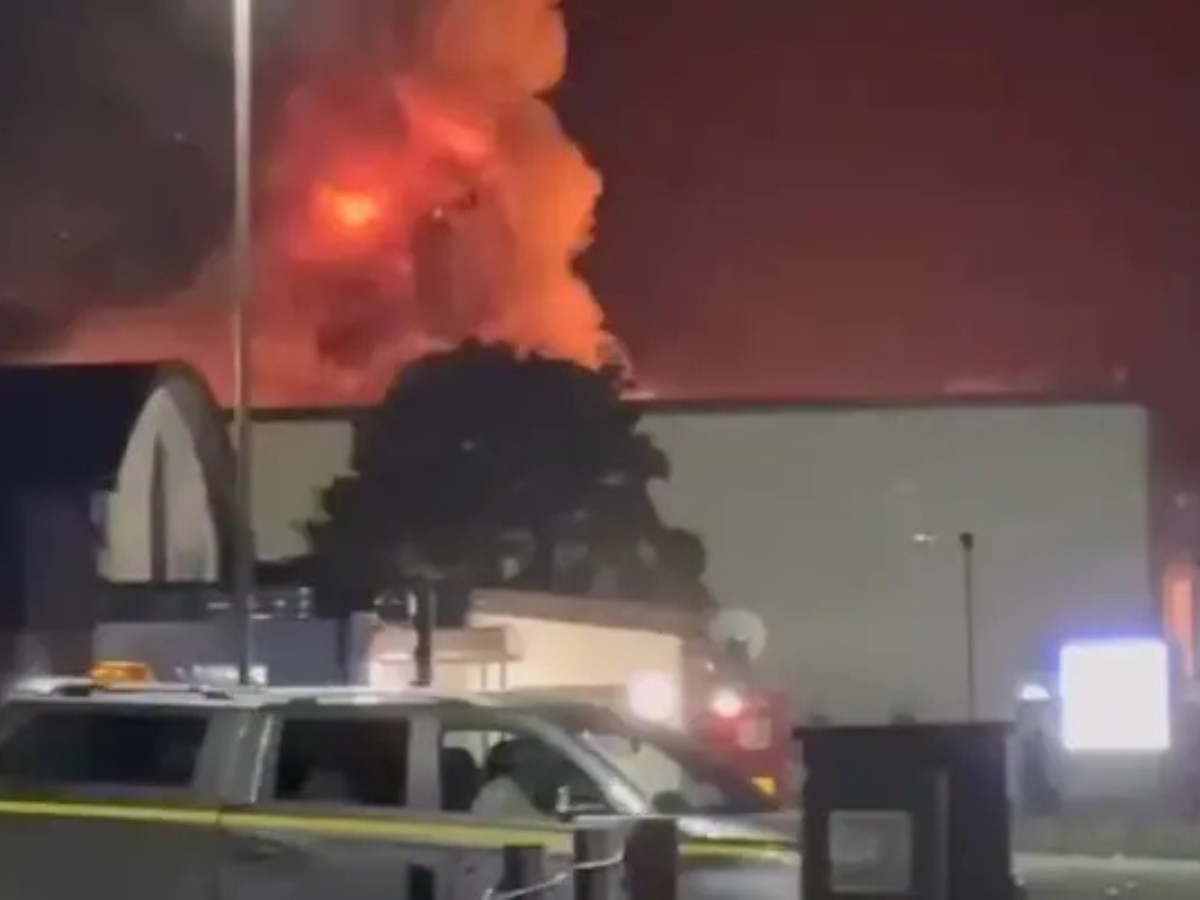 ABŞ hava bazasında yanğın baş verib