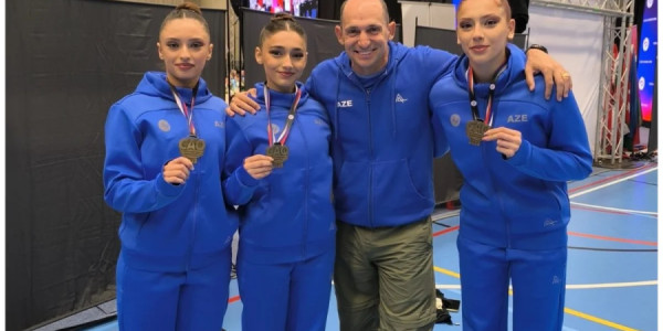 Azərbaycanın aerobika gimnastları qızıl medal qazanıblar