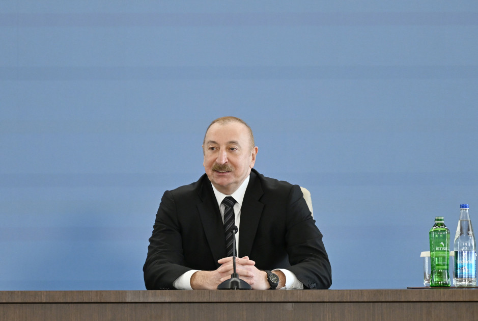 Azərbaycan Prezidenti: Bu gün biz Şərq-Qərb nəqliyyat dəhlizinə geniş sərmayə yatırırıq