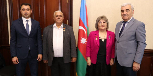 Soydaşlarımıza "Diaspor fəaliyyətində xidmətə görə" medalı təqdim edilib