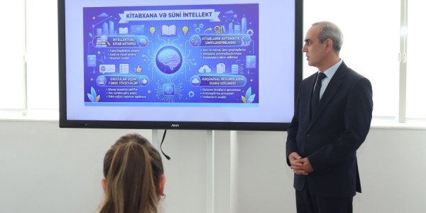 MEK tərəfindən AMEA-nın elmi-tədqiqat institutlarının kitabxanaçıları üçün təlim keçirilir