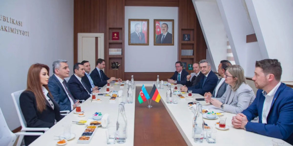 Almaniya Bundestaqının üzvləri Göygöl və Şəmkir rayonlarına səfər ediblər